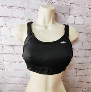 Brooks Wire Free Fiona 32D Black Sports Bra